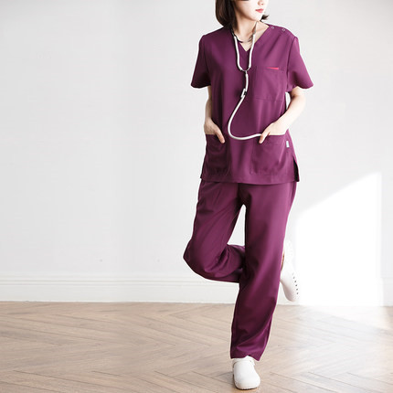 Summer surgical uniform hand-washing suit short-sleeved nurse uniform doctor's isolation suit